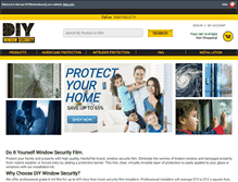 Tablet Screenshot of diywindowsecurity.com